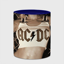 Кружка 3D AC/DC Girl, цвет: 3D-белый + синий — фото 2