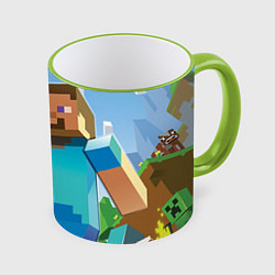 Кружка цветная Minecraft World