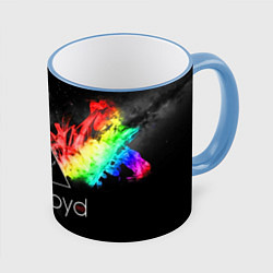 Кружка цветная Pink Floyd