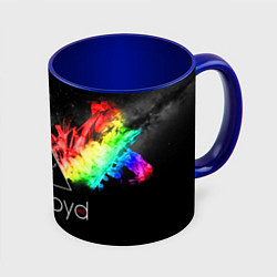 Кружка 3D Pink Floyd, цвет: 3D-белый + синий