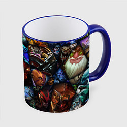 Кружка цветная Dota 2: All Pick