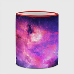 Кружка 3D Космос, цвет: 3D-красный кант — фото 2