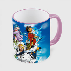 Кружка 3D One Piece, цвет: 3D-розовый кант