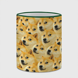 Кружка 3D Doge, цвет: 3D-зеленый кант — фото 2