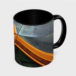Кружка 3D Gordon Freeman: Costume, цвет: 3D-белый + черный