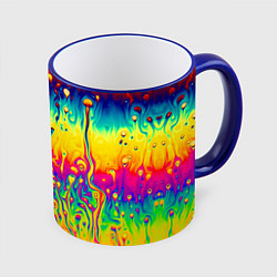 Кружка 3D Tie dye, цвет: 3D-синий кант
