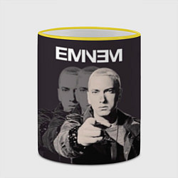 Кружка 3D Eminem: You, цвет: 3D-желтый кант — фото 2