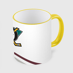 Кружка 3D Anaheim Ducks Selanne, цвет: 3D-желтый кант