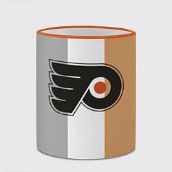Кружка 3D Philadelphia Flyers, цвет: 3D-оранжевый кант — фото 2