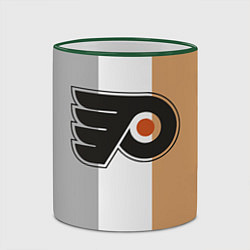 Кружка 3D Philadelphia Flyers, цвет: 3D-зеленый кант — фото 2