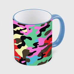 Кружка цветная Яркий камуфляж