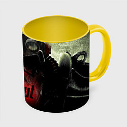 Кружка цветная Fallout Red