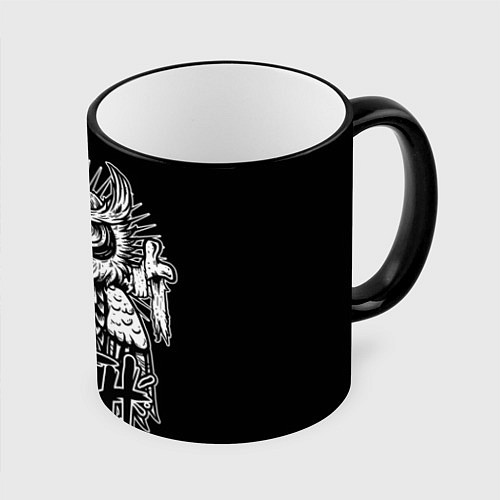 Кружка цветная BMTH Owl / 3D-Черный кант – фото 1