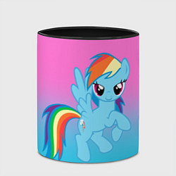 Кружка 3D My Little Pony, цвет: 3D-белый + черный — фото 2
