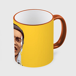 Кружка цветная Ronaldinho Art