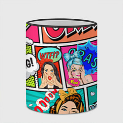 Кружка 3D POP ART, цвет: 3D-черный кант — фото 2