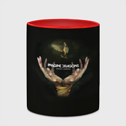 Кружка 3D Imagine Dragons: Smoke + Mirrors, цвет: 3D-белый + красный — фото 2