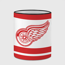 Кружка 3D Detroit Red Wings, цвет: 3D-черный кант — фото 2
