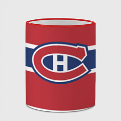 Кружка 3D Montreal Canadiens цвета 3D-красный кант — фото 2