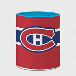 Кружка 3D Montreal Canadiens, цвет: 3D-белый + небесно-голубой — фото 2