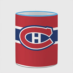 Кружка 3D Montreal Canadiens, цвет: 3D-небесно-голубой кант — фото 2