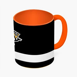 Кружка цветная Pittsburgh Penguins: Black