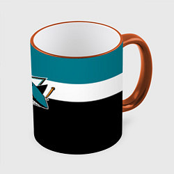 Кружка цветная San Jose Sharks