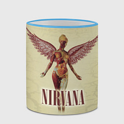 Кружка 3D Nirvana Angel, цвет: 3D-небесно-голубой кант — фото 2