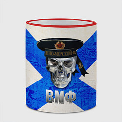 Кружка 3D ВМФ, цвет: 3D-красный кант — фото 2