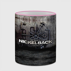 Кружка 3D Nickelback Repository, цвет: 3D-розовый кант — фото 2