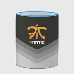 Кружка 3D Fnatic Uniform, цвет: 3D-небесно-голубой кант — фото 2