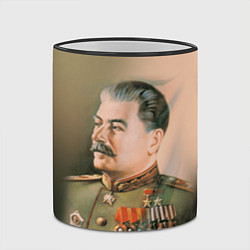 Кружка 3D Иосиф Сталин, цвет: 3D-черный кант — фото 2