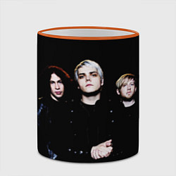 Кружка 3D My Chemical Romance, цвет: 3D-оранжевый кант — фото 2