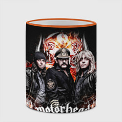 Кружка 3D Motorhead Band, цвет: 3D-оранжевый кант — фото 2
