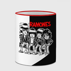 Кружка 3D Ramones Boys цвета 3D-красный кант — фото 2