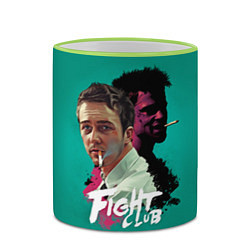 Кружка 3D Fight Club Stories, цвет: 3D-светло-зеленый кант — фото 2