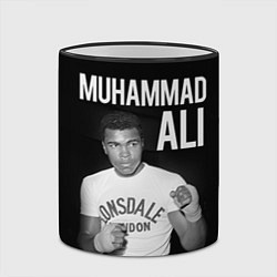 Кружка 3D Muhammad Ali, цвет: 3D-черный кант — фото 2