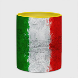 Кружка 3D Italian, цвет: 3D-белый + желтый — фото 2