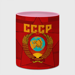 Кружка 3D СССР, цвет: 3D-белый + розовый — фото 2