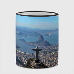 Кружка 3D Рио-де-Жанейро, цвет: 3D-черный кант — фото 2