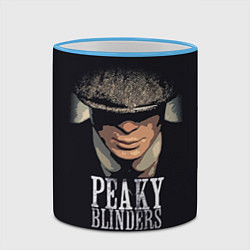 Кружка 3D Peaky Blinders, цвет: 3D-небесно-голубой кант — фото 2