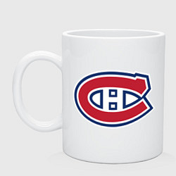 Кружка керамическая Montreal Canadiens, цвет: белый
