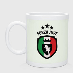 Кружка керамическая Forza Juventus, цвет: фосфор