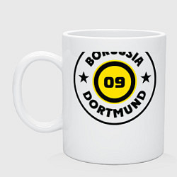 Кружка керамическая Borussia 09, цвет: белый