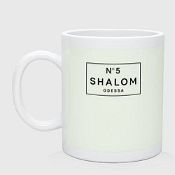 Кружка керамическая SHALOM, цвет: фосфор