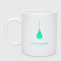 Кружка керамическая Imagine Dragons: Night Visions, цвет: белый
