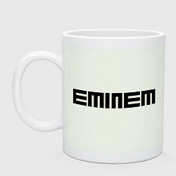 Кружка керамическая Eminem: minimalism, цвет: фосфор