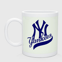 Кружка керамическая NY - Yankees, цвет: фосфор