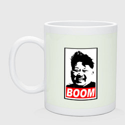 Кружка керамическая BOOM: Kim Chen Eun, цвет: фосфор