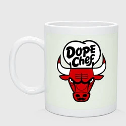 Кружка керамическая Chicago Dope Chef, цвет: фосфор